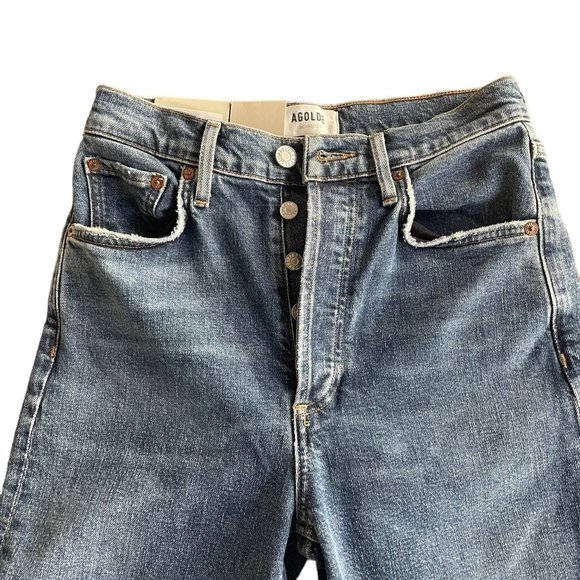 AGOLDE Riley Long High Rise Straight Jean - Picture 3 of 8